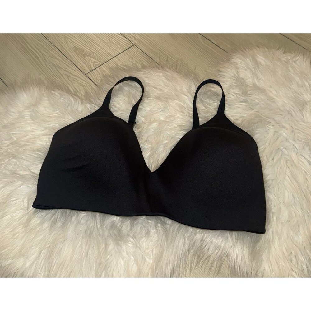 Calvin Klein QP2101S Lightly Lined Wire Free Lounge T-Shirt Bra Womens XL Black